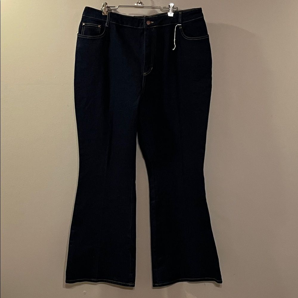 Boden Navy Boot Cut Flare Jeans